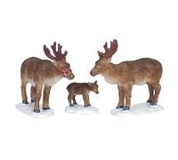 Lemax Christmas Village 62242 - Set di 3 renne