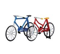 Lemax Christmas Village Accessorio: Biciclette (Set di 2), Resina, Rosso