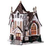 Lemax Christmas Village Little River Church, LED a batteria, 45069