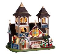 Christmas chimes church General Products Lemax 25859