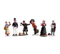 Lemax Christmas Village Townsfolk Figurine Set di 6-92355