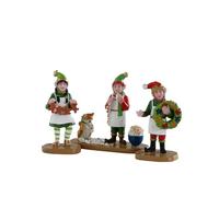 LEMAX - Crafty Elves, Set of 3