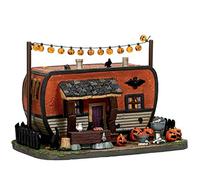 LEMAX Creepy Camper 75186: Arancione e Nero, Resina, Halloween Decor, Sculptura