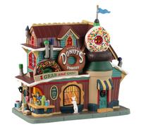 Lemax Danny’s Donuts & Coffee 35031 - Negozio di Ciambelle e Caffè Luminoso Harvest Crossing