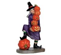 Lemax - Delicate Balance - Strega con zucche - Spooky Town - Polyresin - Personaggi e accessori per Halloween