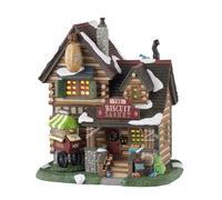 LEMAX Edificio Biscottificio illuminato "The Biscuit Basket" in porcellana H19x17x13.5 cm