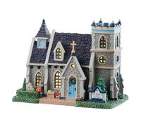 LEMAX Edificio Chiesa di Sant'Anna illuminata "St. Ann's Church" in porcellana H15.5x20x11.7 cm