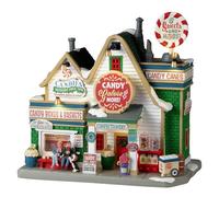 LEMAX Edificio illuminato led "Candy Galore & More" in resina H20 x 21 x 12.5 cm