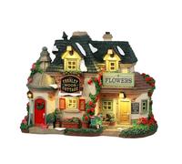 Lemax Edificio illuminato LED Farnley Moor Cottage in resina H15,5 x 21 x 13,5 cm
