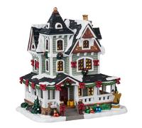 LEMAX Edificio illuminato led "Whitbey Residence" in porcellana H20 x 19 x 15 cm