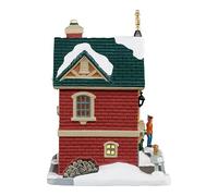 LEMAX Edificio illuminato "The Little Brick House" in porcellana H17.3x20.5x12.5 cm