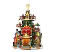 LEMAX Edificio Torre Tannenbaum con luci led "The Tannenbaum Tower Christmas Shops" H30,5x22x20 cm