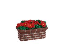 LEMAX Fioriera Poinsettia Planter in Resina H4.3 x 6.6 x 2.8 cm
