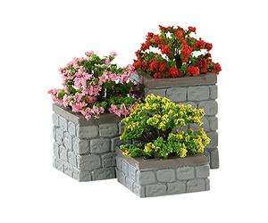 LEMAX FIORIERE - Flower Bed Boxes Set da 3 cod 84380 per PRESEPE