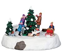 LEMAX GIOCANDO INTORNO ALL'ALBERO DI NATALE - RASCAL ROVER COD 44772 VILLAGE