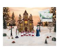 Lemax Grace Cathedral Pack con Neve in Omaggio