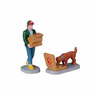 Lemax - Harvest Crossing - Figurina: Top Pizza Consegna