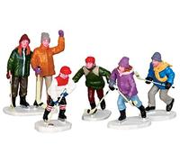 LEMAX HOCKEY SU GHIACCIO - THE HOME TEAM SET OF 5 COD 42240 VILLAGE PRESEPE