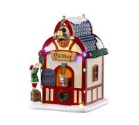 LEMAX La tana della Renna Cometa con luci led "Comet's Den" in resina H13.2x9.4x9.6 cm