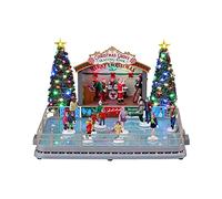 Christmas grove skating rink Caddington Village Lemax 14870