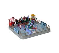 Lemax Vail Village-Sights & Sounds: Outdoor Skating Rink-(14871-UK), Multicolore