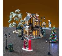 Lemax Lucy's Chocolate Shop Set con Alimentatore 56677Villagio di Natale