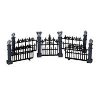 Lemax Miniature Spooky Town Halloween Gargoyle Fence (Set of 5)
