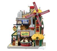 Lemax Miss Milly’s Muffin Mill 35020 - Negozio di Muffin Luminoso Animato e Musicale