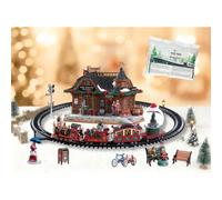 Lemax North Pole Railway Pack con Neve in Omaggio