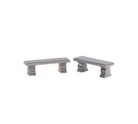 Lemax - PLAZA BENCH, SET OF 2