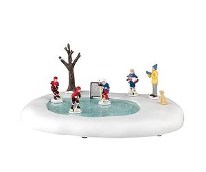 LEMAX Ragazze Giocano Hockey Ragazze Giocare Hockey, Too! Resina Scena di Natale