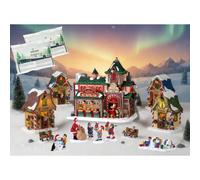 Lemax Santa's Reindeer Deluxe Pack con Neve in Omaggio