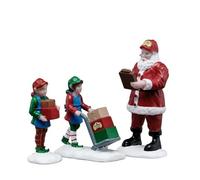 LEMAX Set 3 Personaggi Pronti per la spedizione Ready for Shipping in Resina H6,8x7,9x4,3 cm