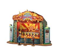 LEMAX Set 4 Pezzi Gioco Caccia alle Anatre luci LED e Musica The Duck Hunt in Resina H20.8x30x15.8 cm
