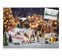 Lemax Ski Village Deluxe Pack con Neve in Omaggio