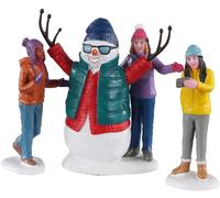 Lemax snoeman selfie set 3 02940 villaggio di natale