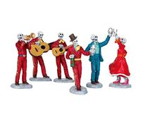 LEMAX Spooky Town Fiesta De Los Muertos Set of 6# 52309 by