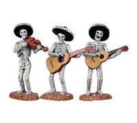 Lemax Spooky Town Skeleton Mariachi Band Assortment of 3