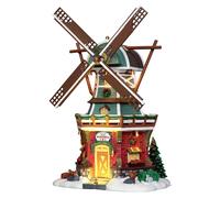 Lemax Christmas 25384UK - Mulino a vento Stony Brook con adattatore da 4,5 V