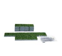LEMAX STRADA CON ERBA - PLAZA SYSTEM GRASS 16 PEZZI COD 64107 VILLAGE PRESEPE