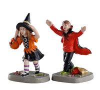 LEMAX - Terrified Trick-or-treaters- Set of 2