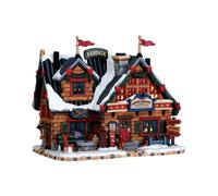 Lemax Vail Village Edificio illuminato Apres Ski Lodge Porcellana