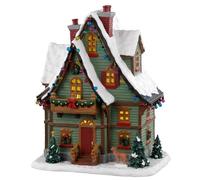 Lemax- Vail Village Lighted Building: Hide-Away Cabin, Multicolore, 35049
