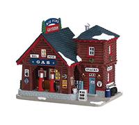 Lemax Village Collection 75205 Vail Village Illuminato Edificio: Big Pine Benzinaio