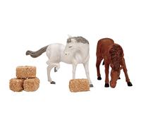 Lemax Village Collection Feed for the Horses Set of 6 (2 Horses 4 Ba