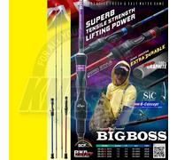 LEMAX XZOGA BIG BOSS Canna da Jigging Lenta Pesca Mare Bobina Fissa 150gr...