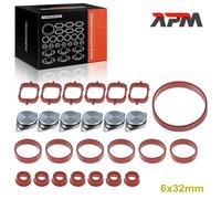 Lembo Vorticante Collettore Guarnizioni 6x32 MM per BMW 3ER E46 E90 E39 E60 X3