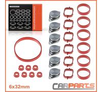 Lembo Vorticante Guarnizioni Aspirazione 6x32 per BMW 1ER E46 E90 E39 E60 X3 X5