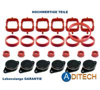 Lembo Vorticante Kit di Riparazione Swirl Guarnizioni per BMW M57 6 x 32 33 MM