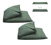 LEMCC 2PCS Barriera d'Acqua, Barriere Anti-inondazioni Attivate Dall'acqua, Sacchi di Sabbia Senza Sabbia, Barriere Anti-inondazioni, Barriere Anti-inondazioni Assorbenti Riutilizzabili(#1)
